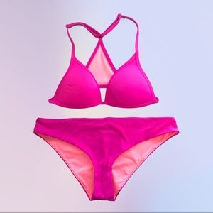 VS PINK hot pink bikini